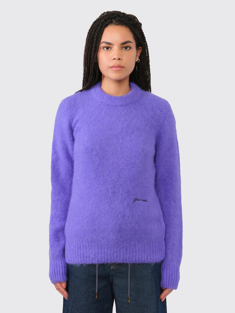 Brushed Alpaca O-Neck