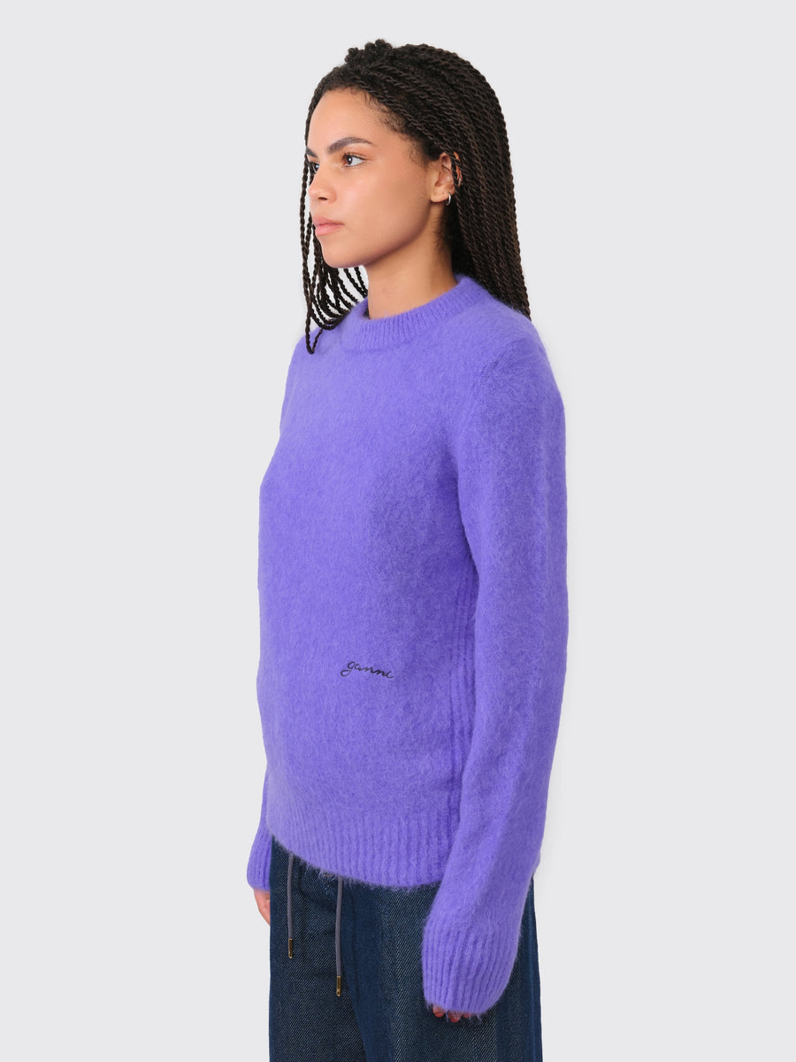 Brushed Alpaca O-Neck