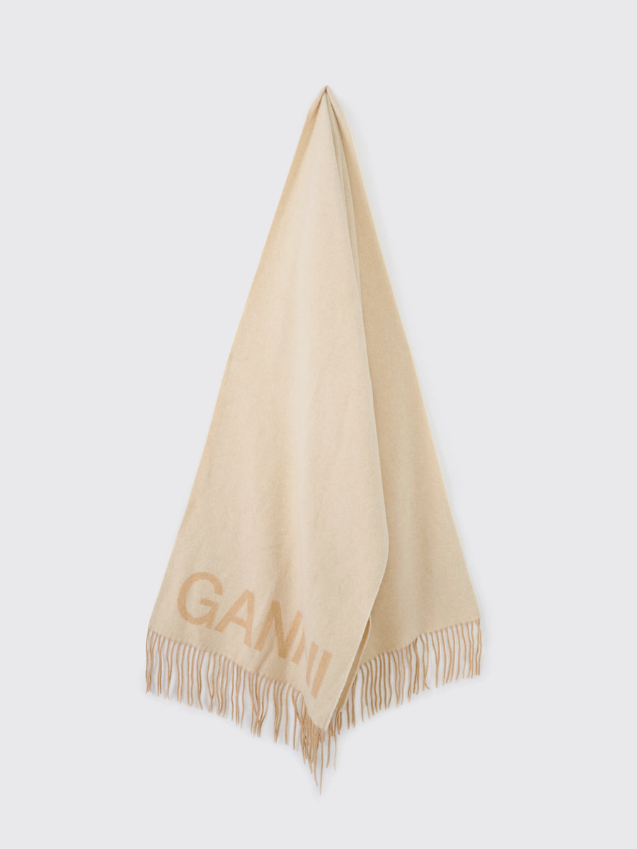 Fringed Wool Scarf