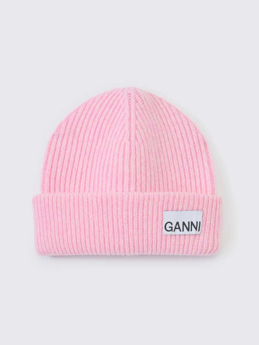 Light Structured Rib Knit Beanie