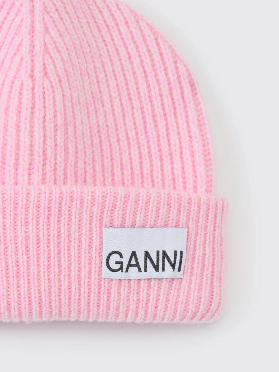 Light Structured Rib Knit Beanie