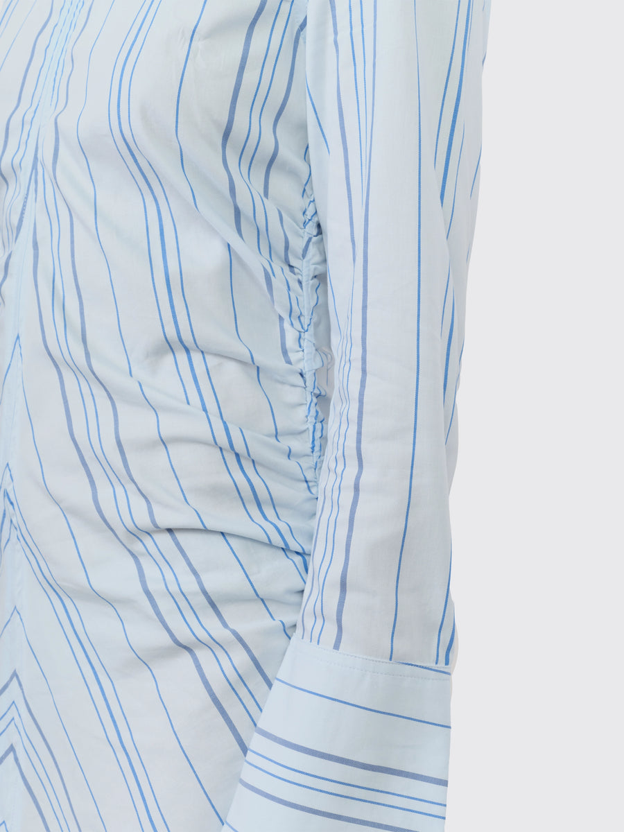 Twill Stripe Fitted Tunic