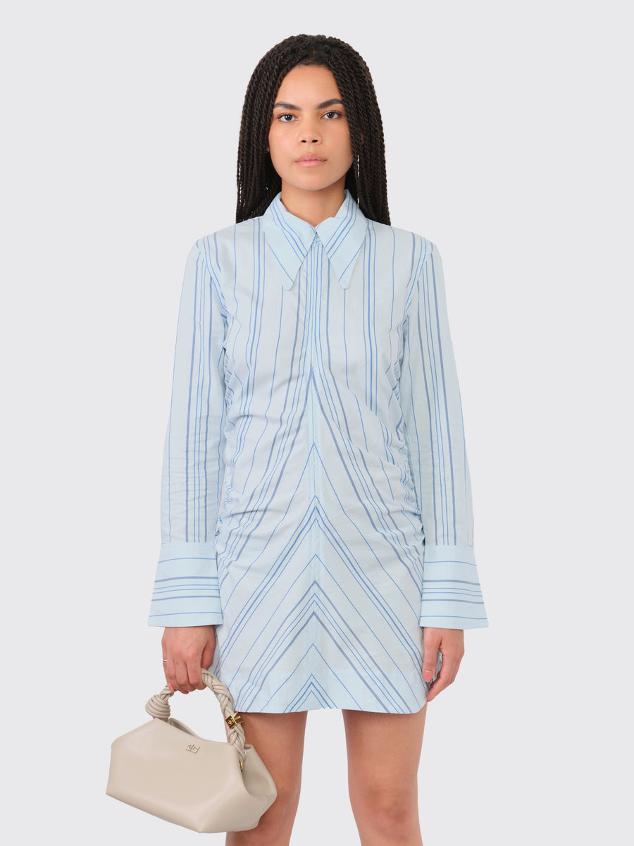 Twill Stripe Fitted Tunic