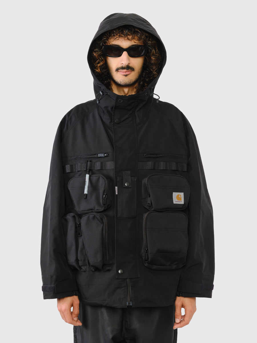 Multi Pocket Hooded Jacket