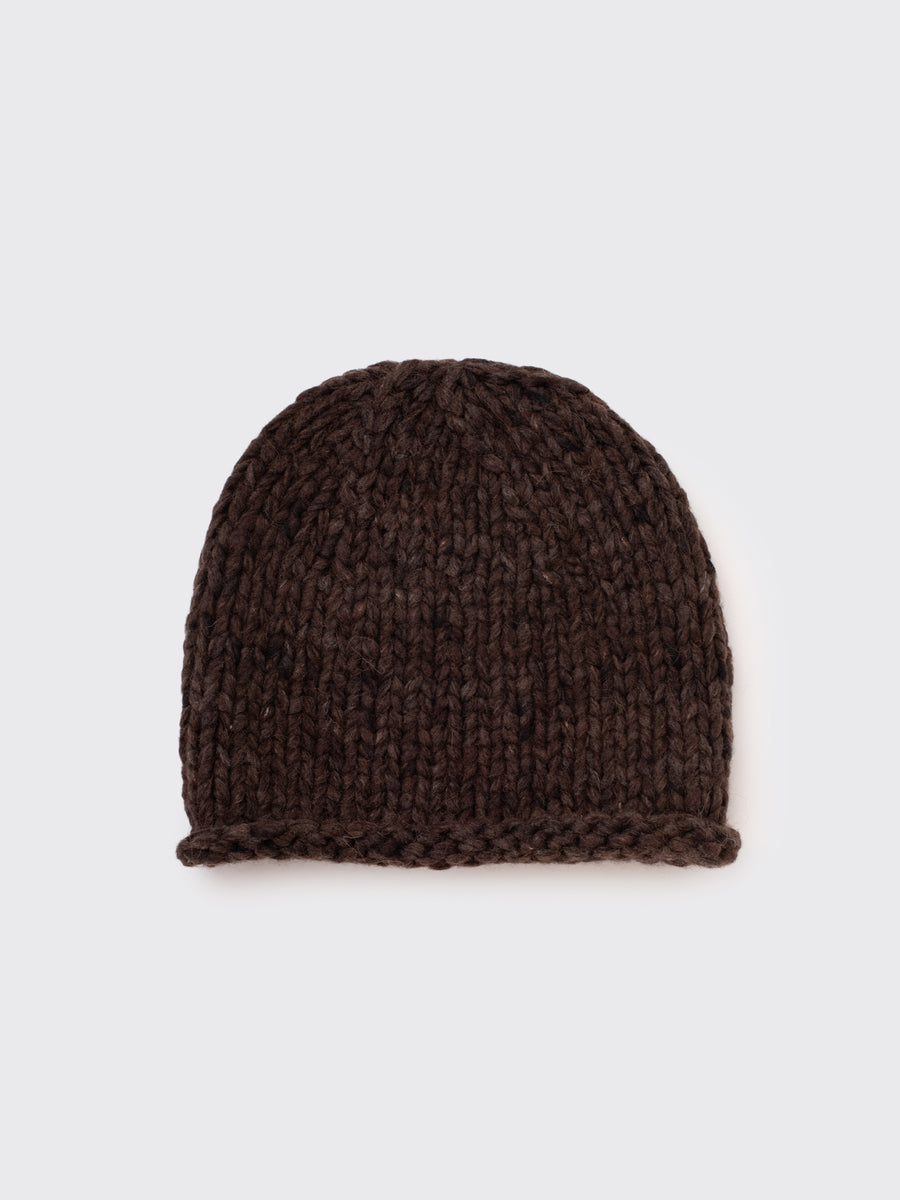 Handknit Paint Roll Hat