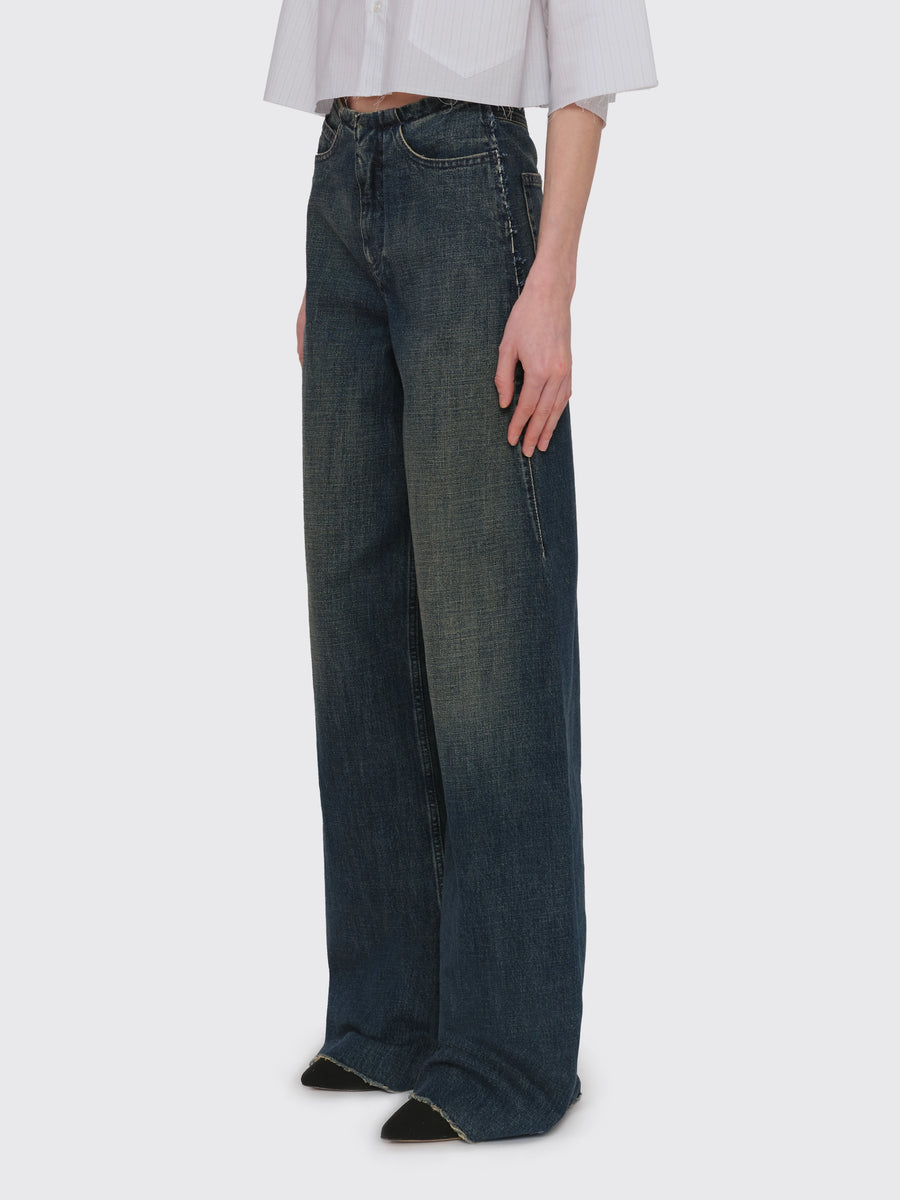 Denim 5-Pocket Trousers
