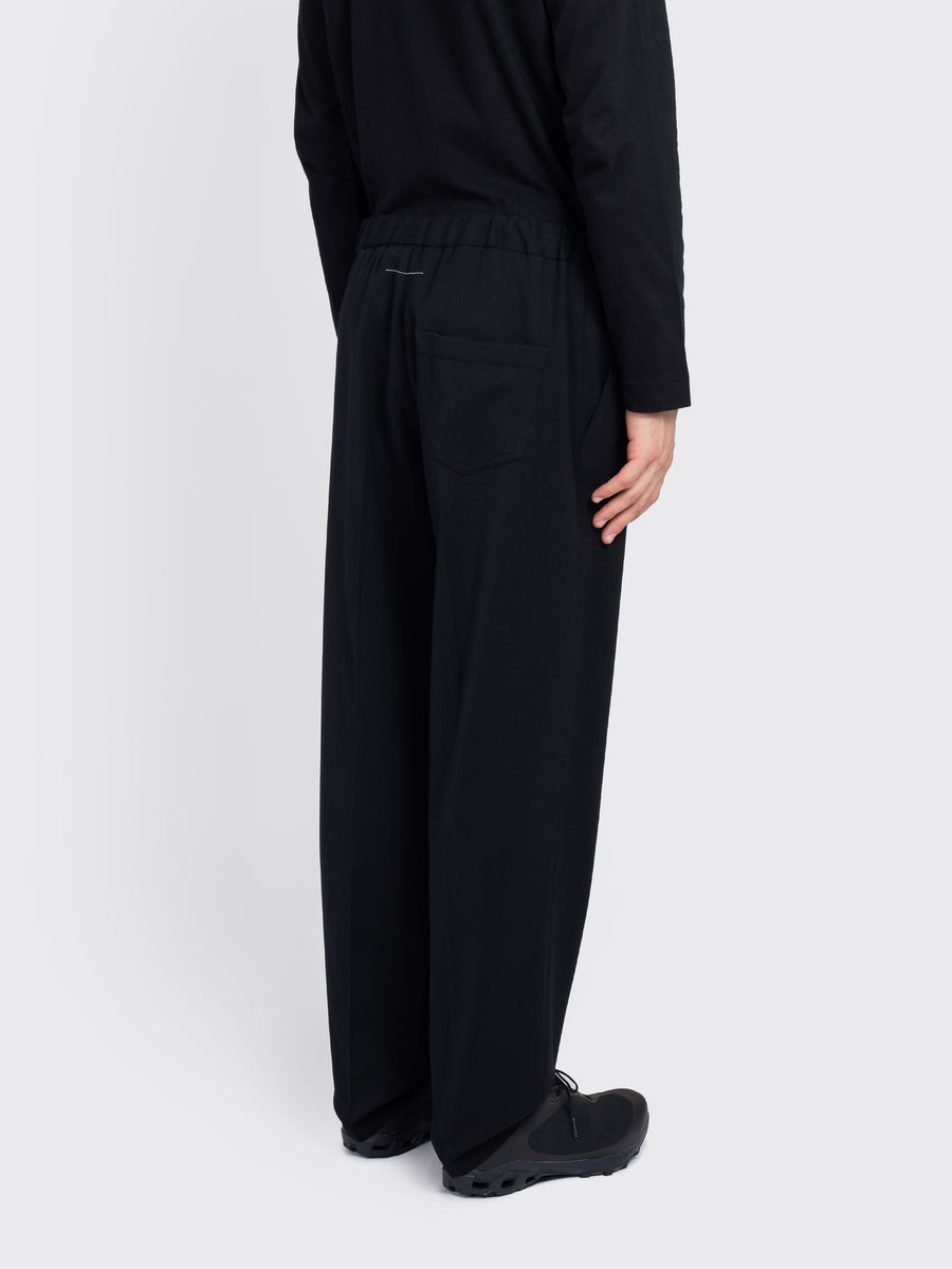 MM6 Elastic Waistband Trousers Pants