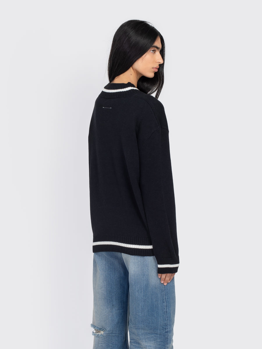 MM6 V-Neck Sweater