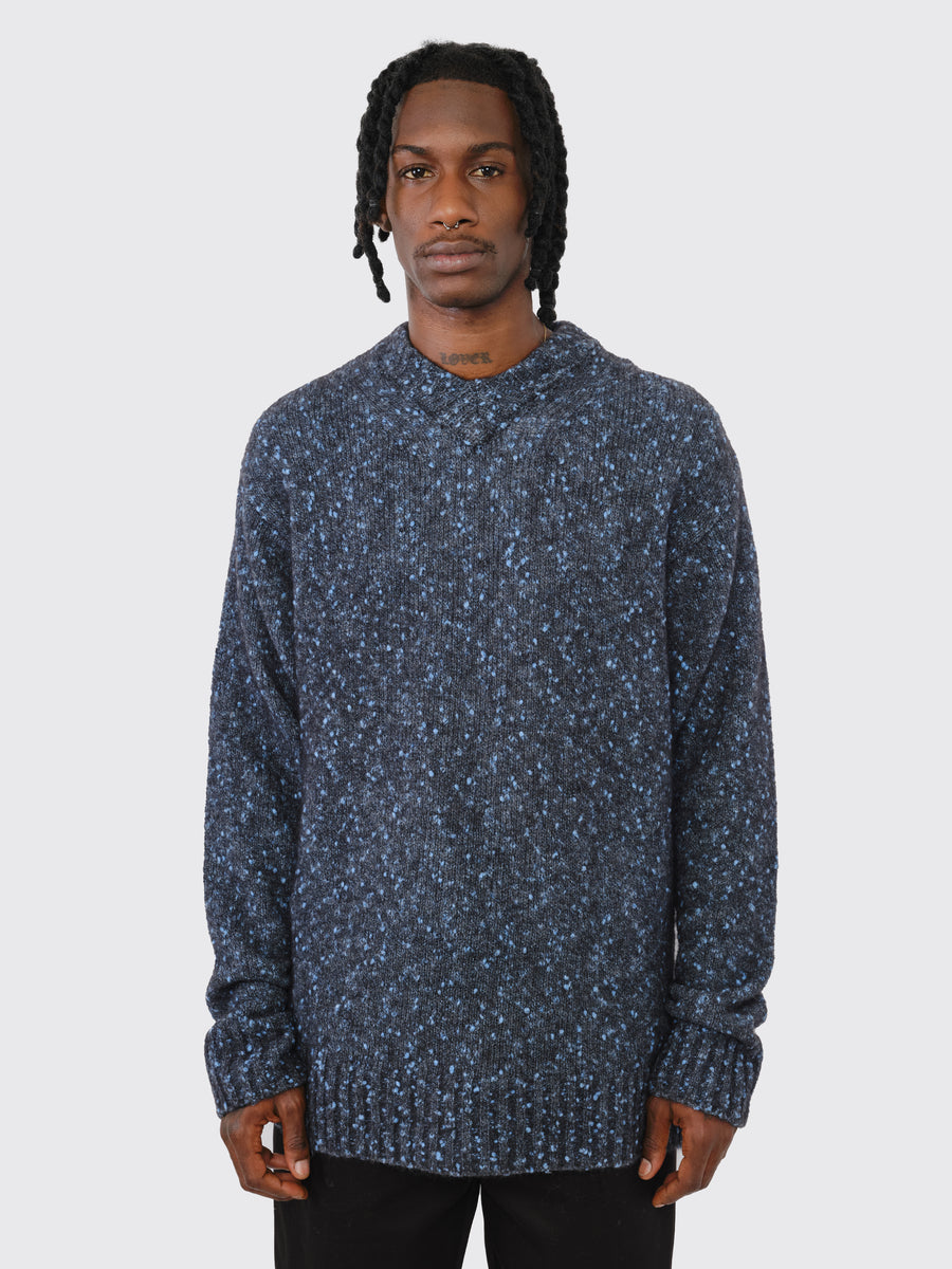 Rasmus Relaxed Tweed V-Neck Sweater