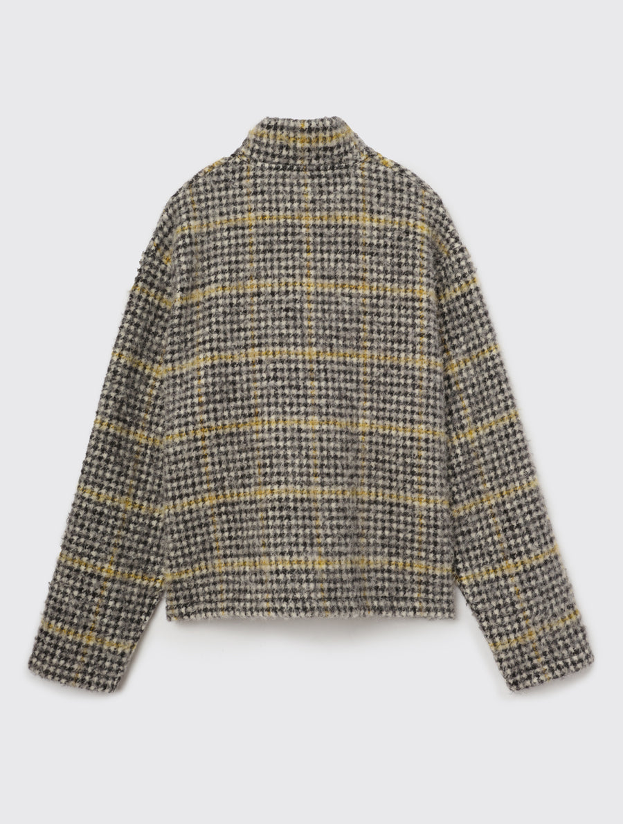 OURLEGACY-ShrunkenFullZipPolo-PrenzlauerHoundstooth