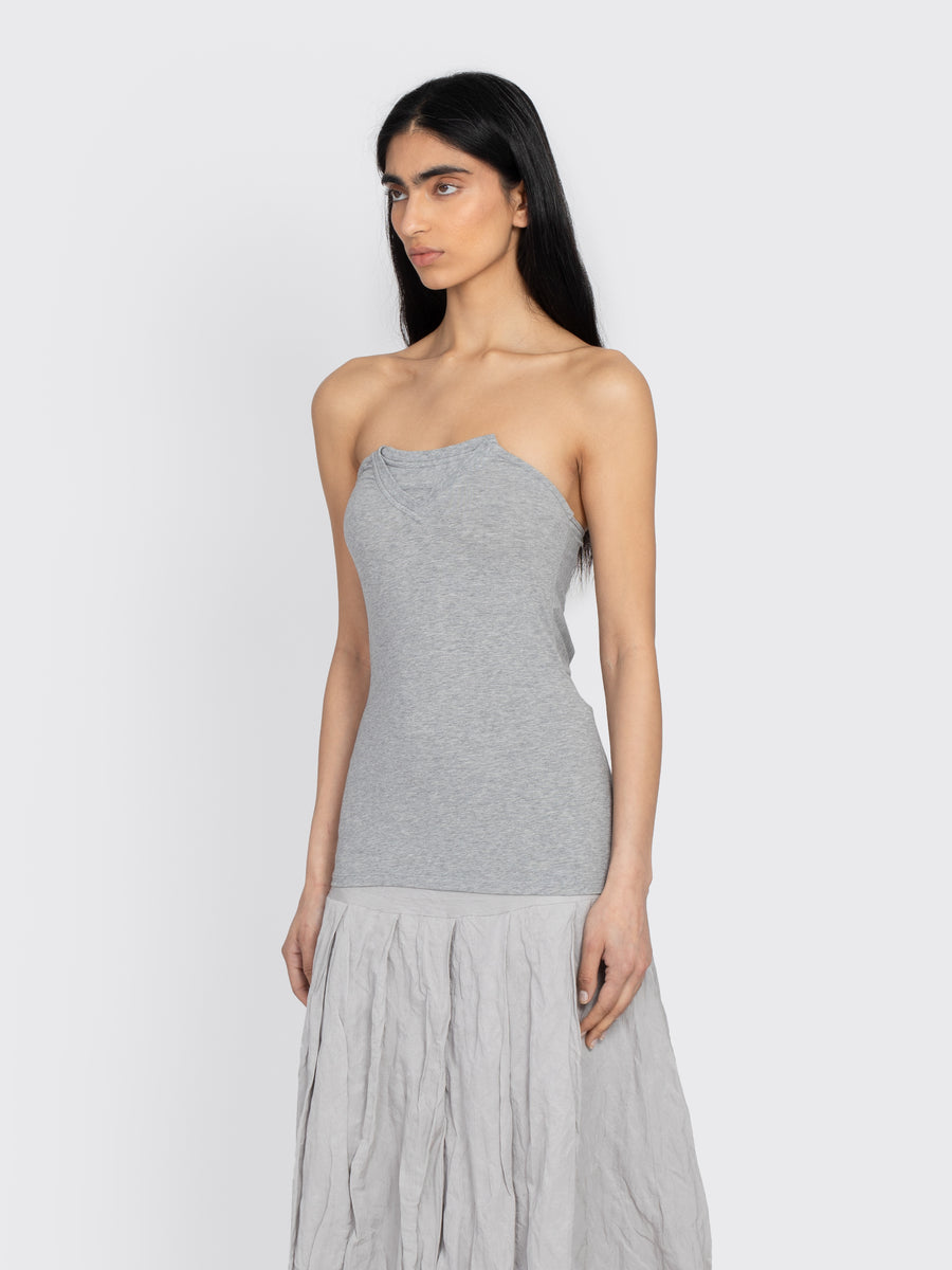 Folded V Neck
