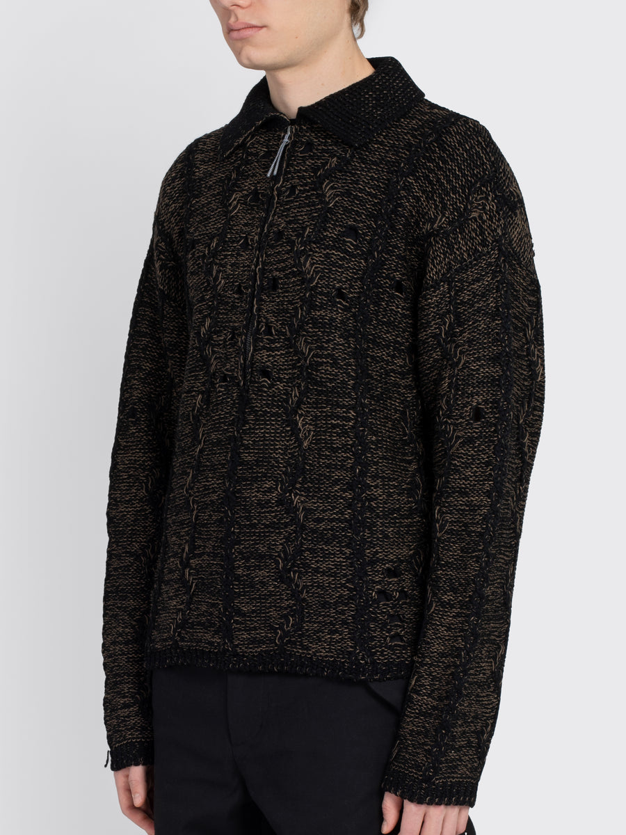 Polo Cable Knit
