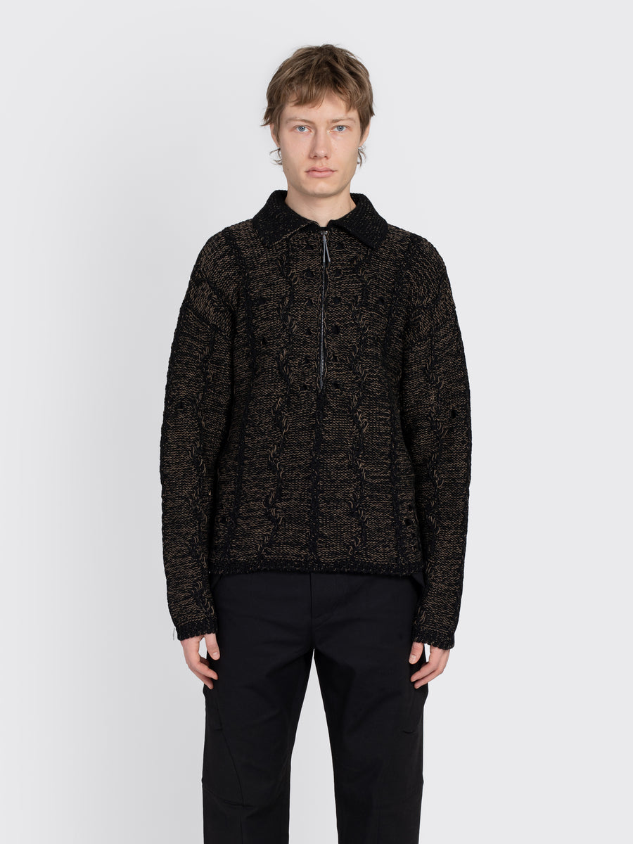 Polo Cable Knit