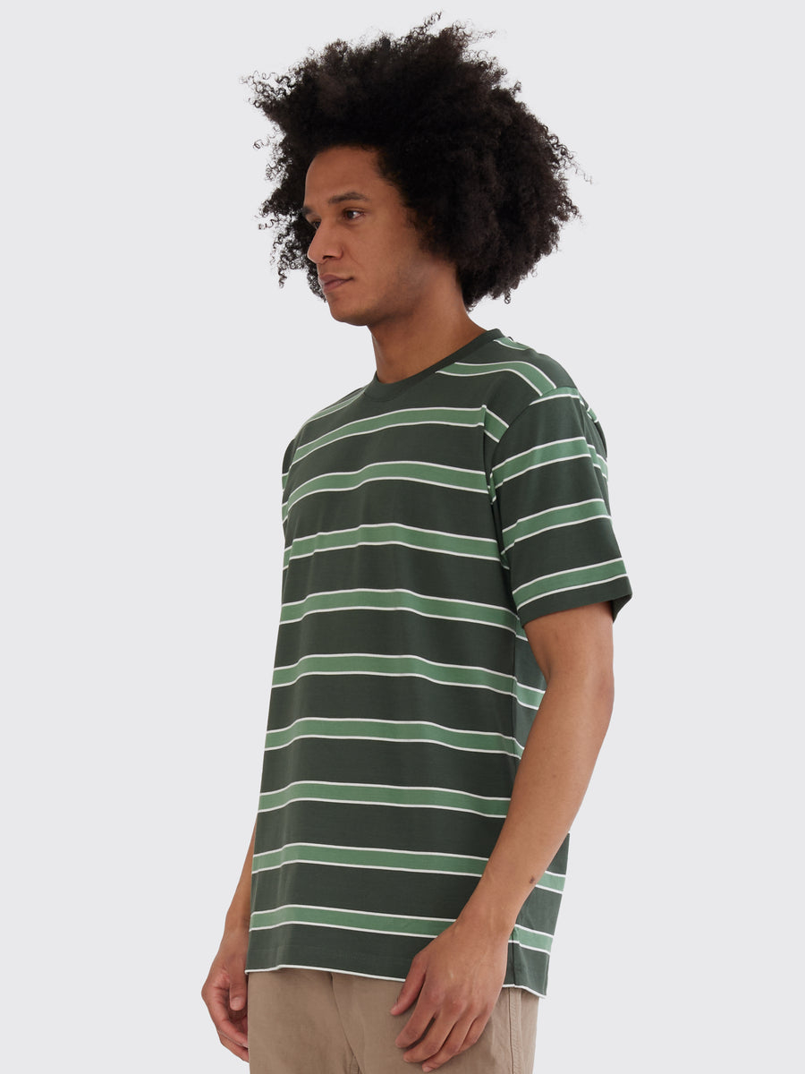 Johannes Organic Muticolour Stripe T-shirt
