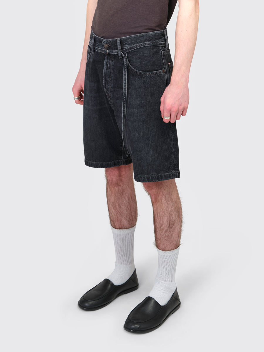 Loose Fit Denim Shorts