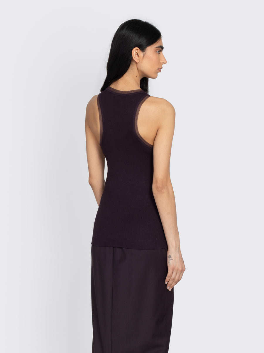 Mesh Edge Tank Top