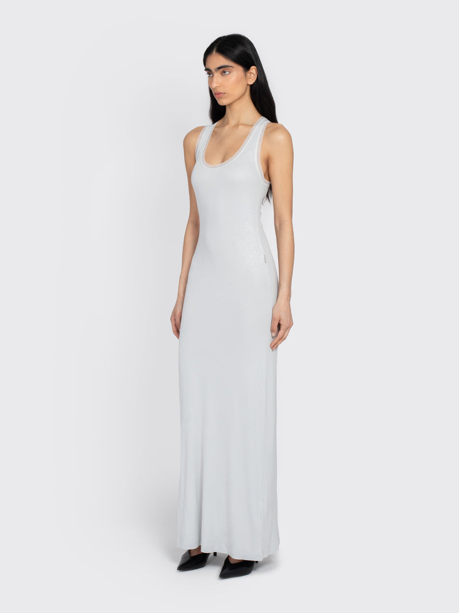 Mesh Trim Dress