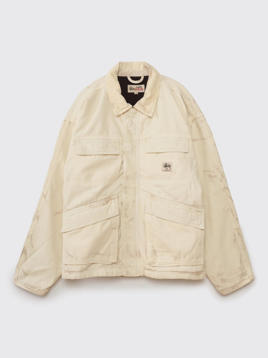 Distressed Canvas Shop Jacket