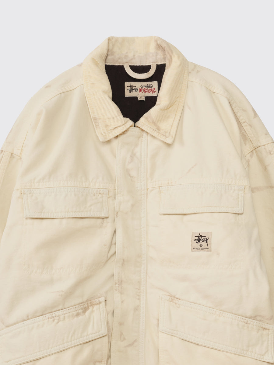 Distressed Canvas Shop Jacket