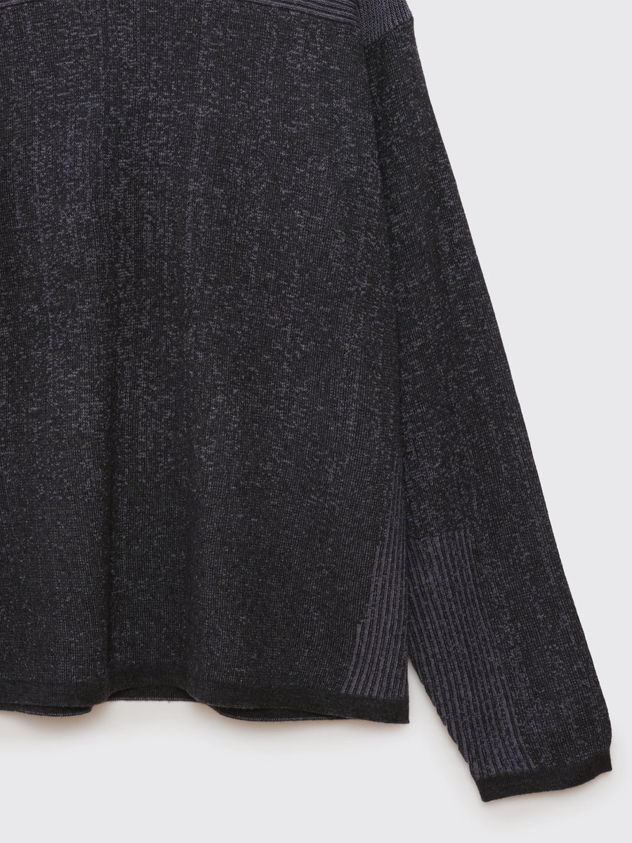Engineered Panel Sweater