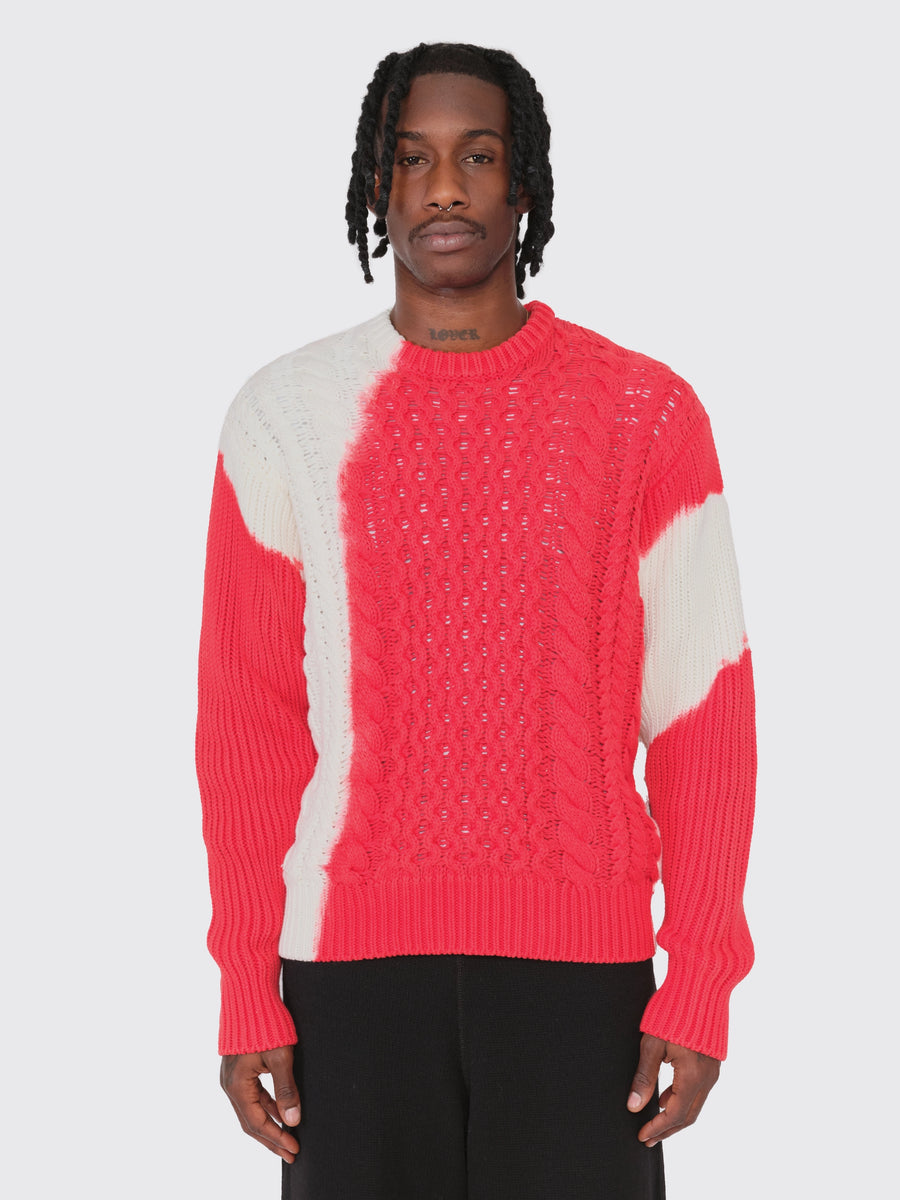 Tie Dye Fisherman Sweater