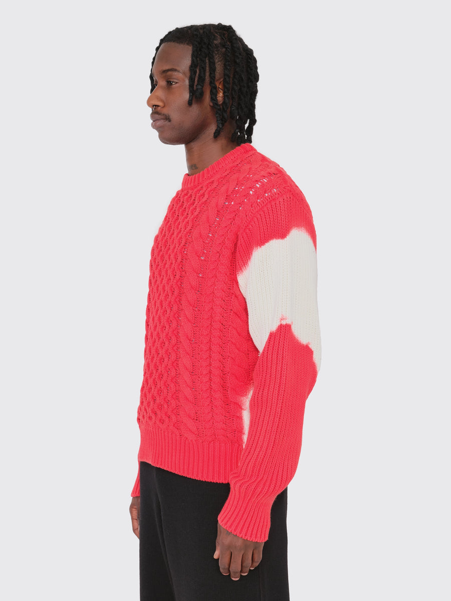 Tie Dye Fisherman Sweater