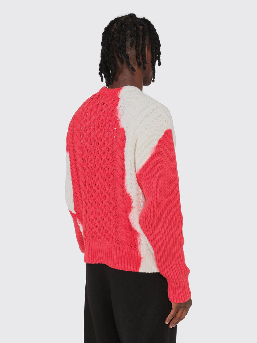 Tie Dye Fisherman Sweater