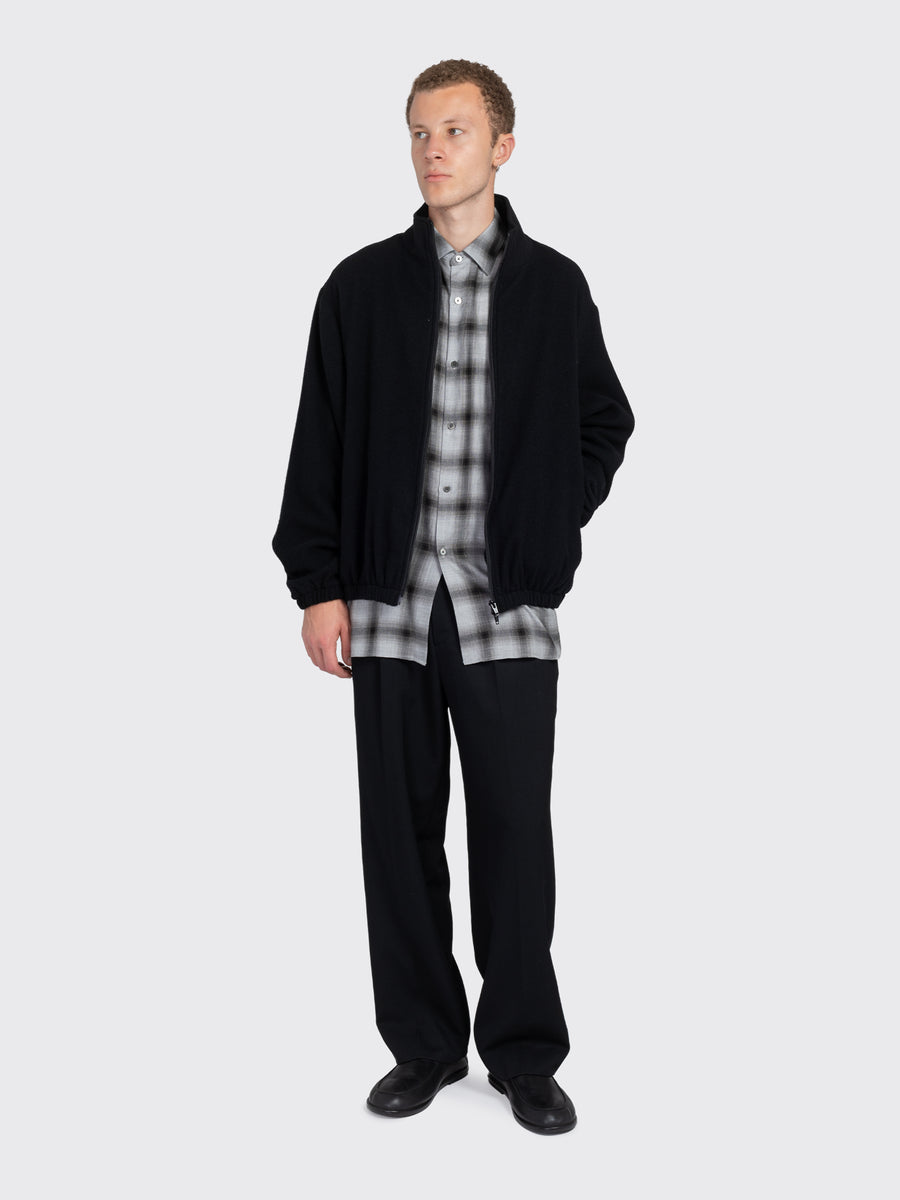 Rayon/Lyocell Check Oversize Down Pat Shirt