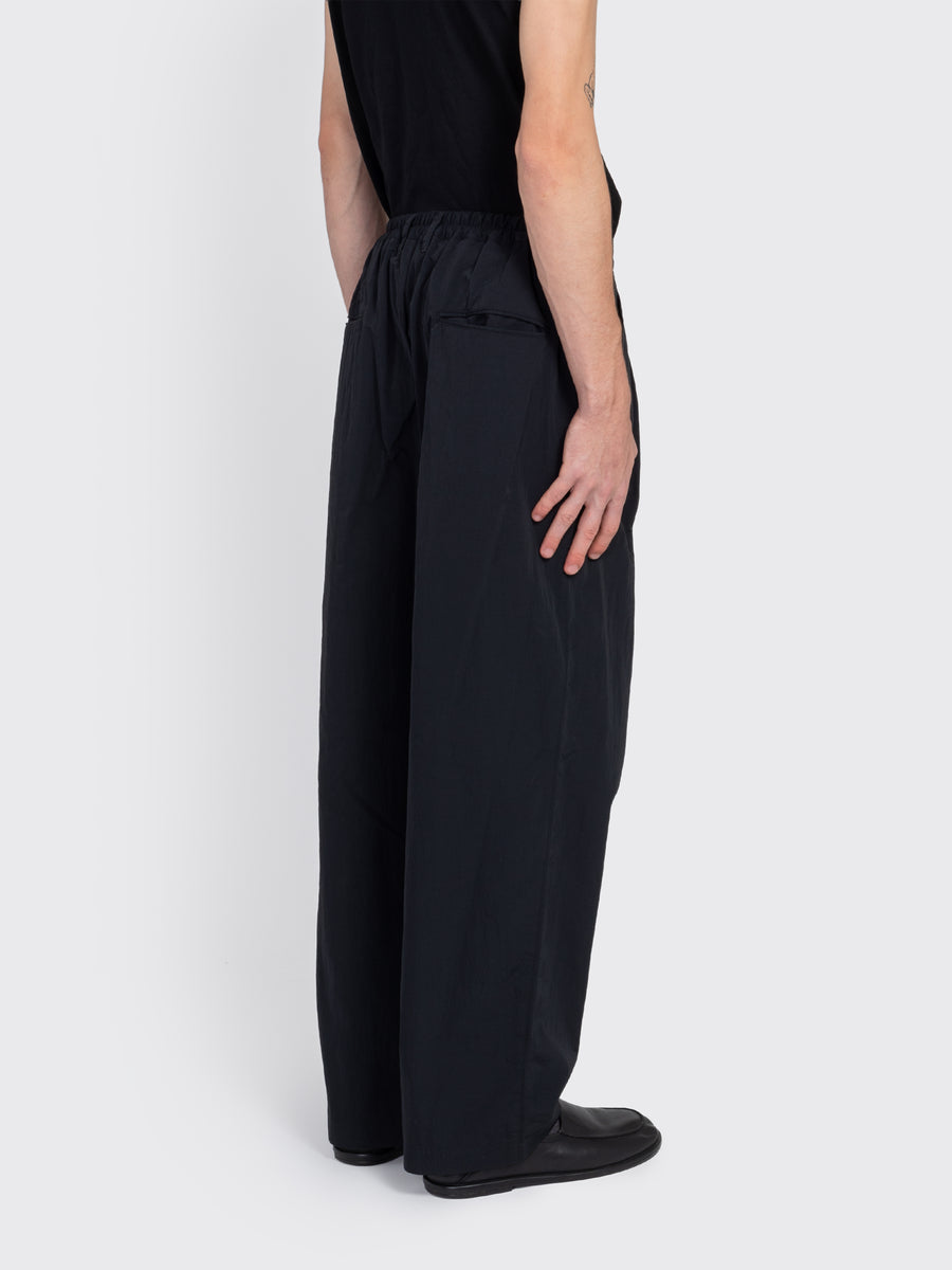 Windproof Nylon Wide Easy Trousers