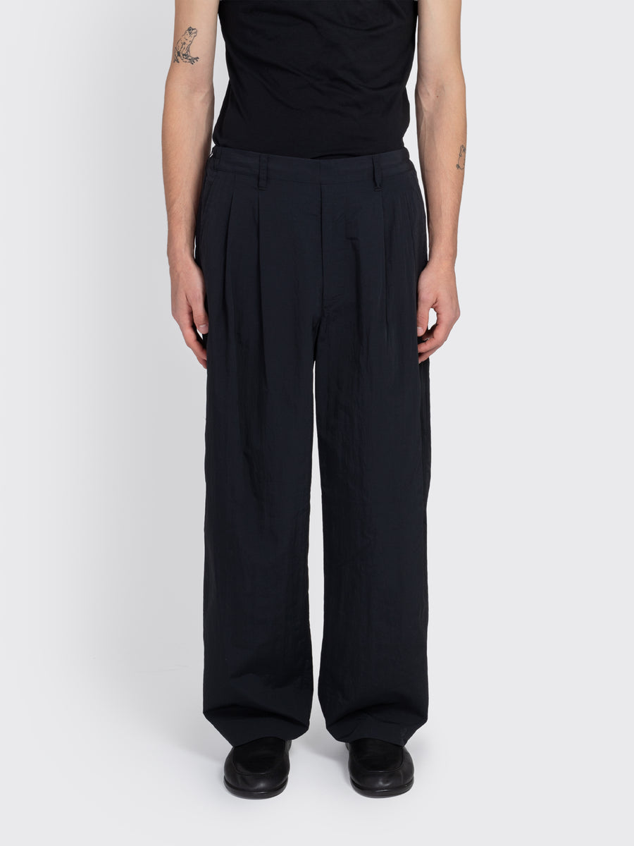 Windproof Nylon Wide Easy Trousers