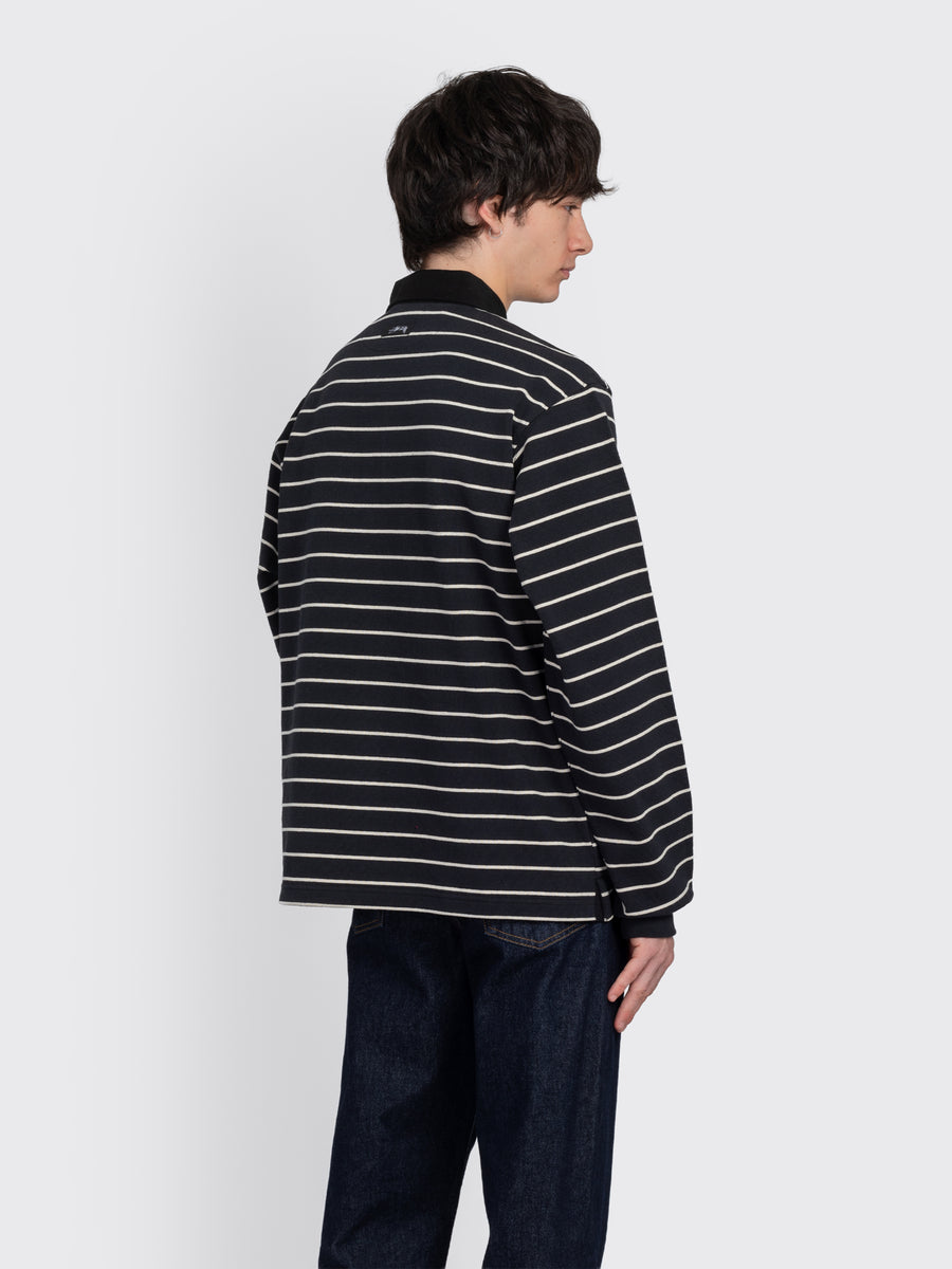 Pin Striped Rugby LS
