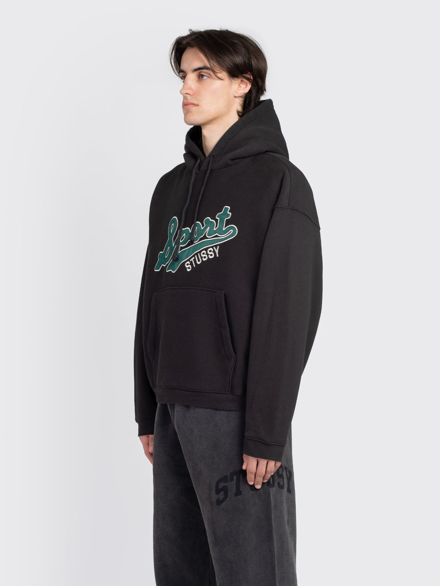 Satin Patch Oversized Hoodie | Rooney
