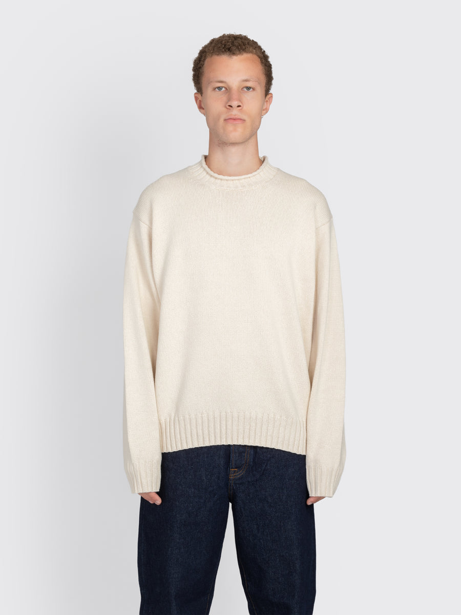 Tonal Mock Neck Sweater