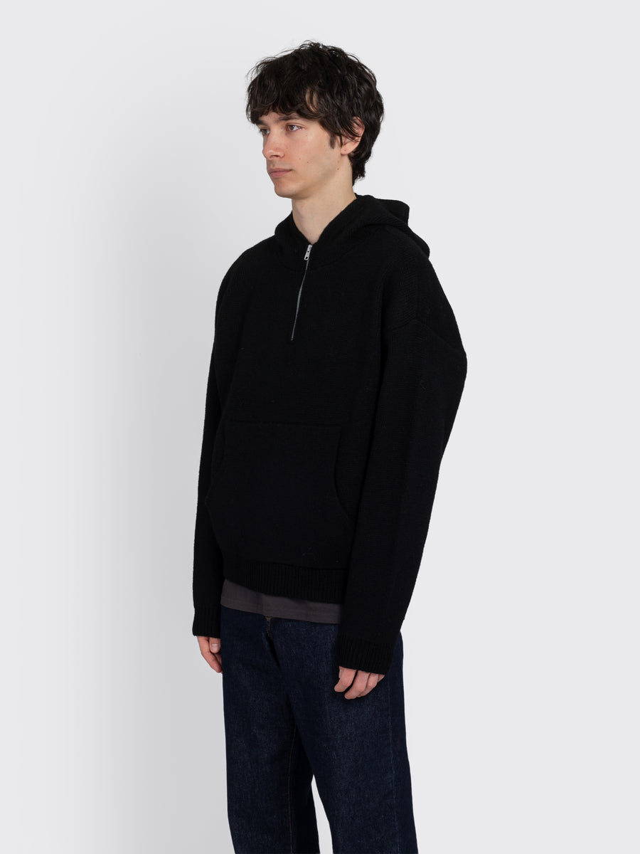 Quarter Zip Sweater Hood