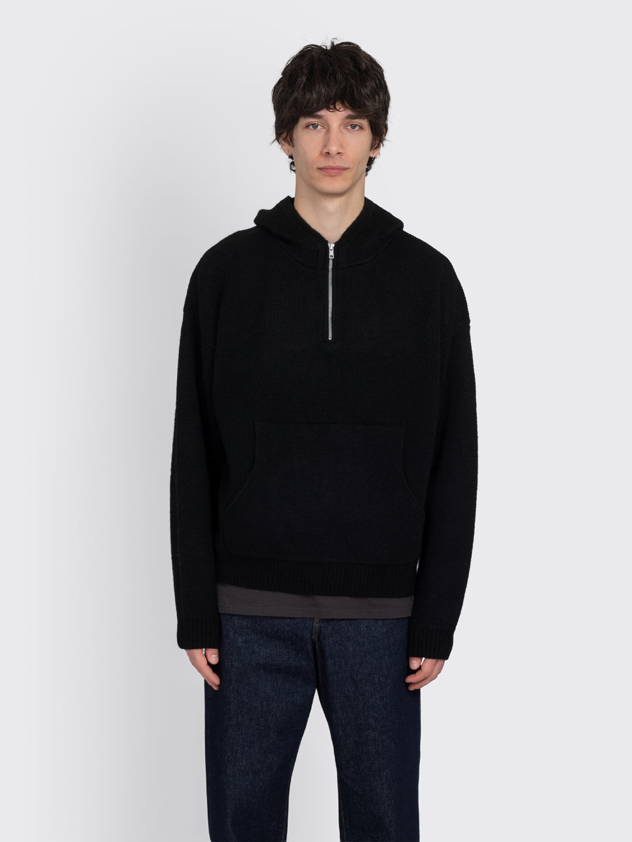 Quarter Zip Sweater Hood