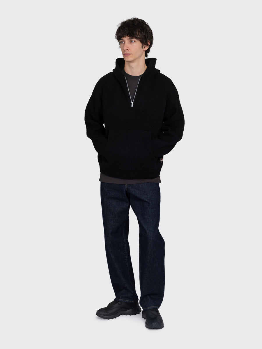 Quarter Zip Sweater Hood