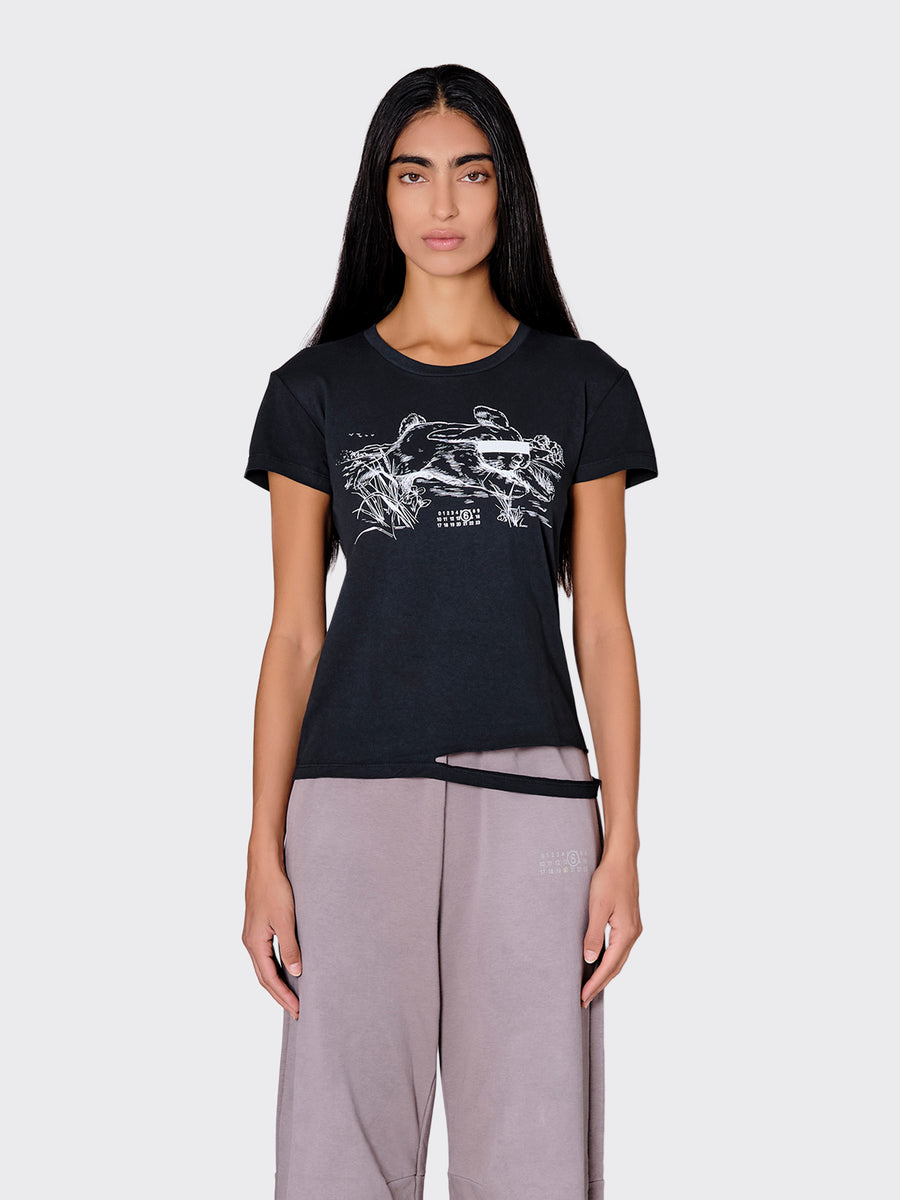 MM6 Stamp Logo T-Shirt