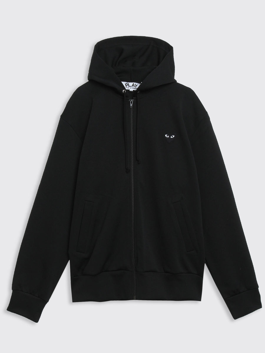 Hoodie Zip Black Heart