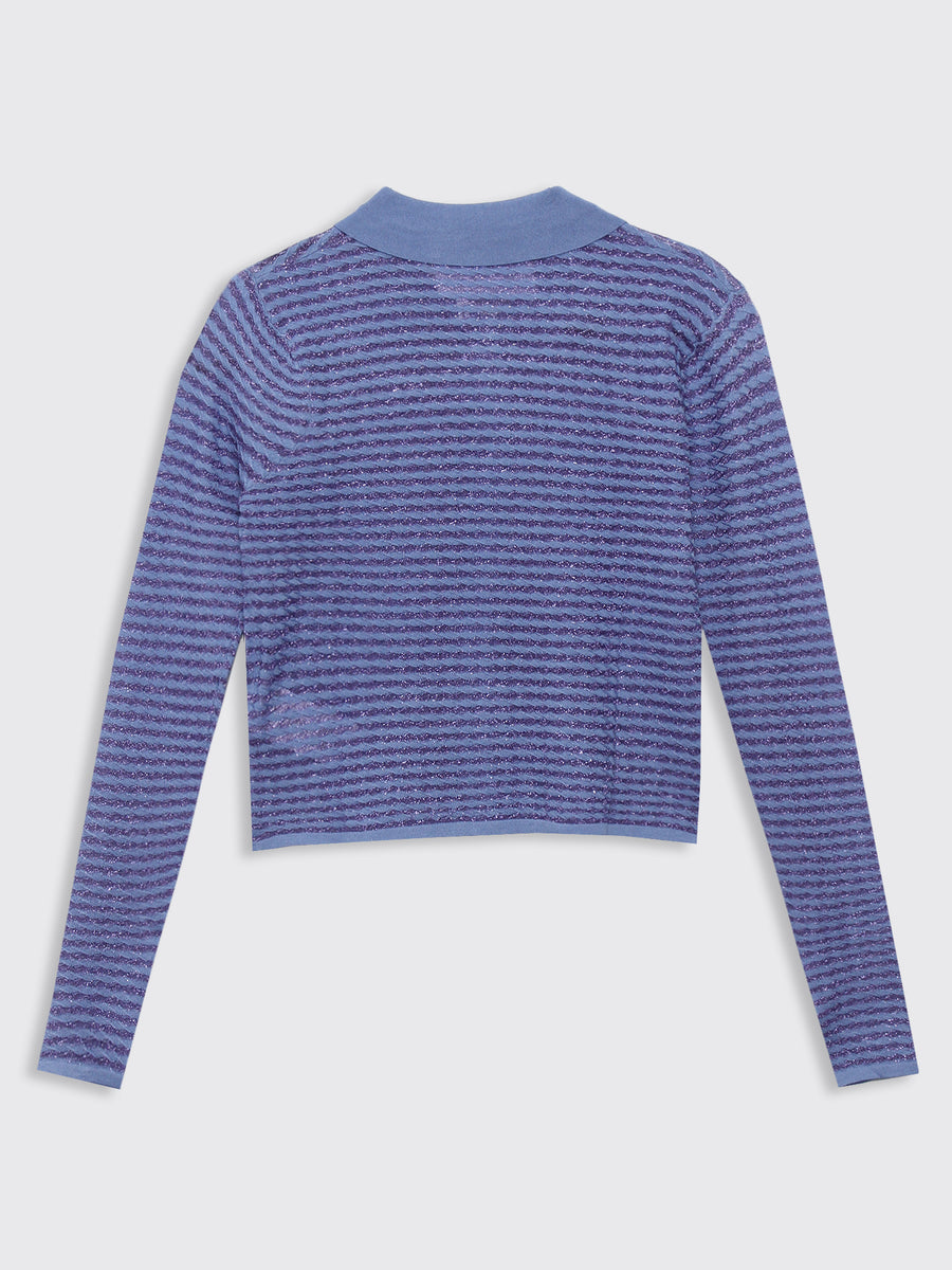 Metallic Knit Cardigan